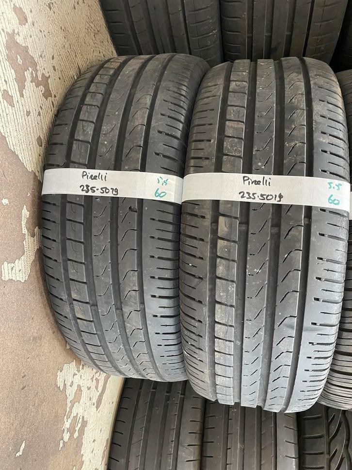 235-50-19 Pirelli Zomerbanden 5.5mm Incl Montage 235 50 19, Auto-onderdelen, Banden en Velgen, 19 inch, Zomerbanden, 235 mm, Personenwagen