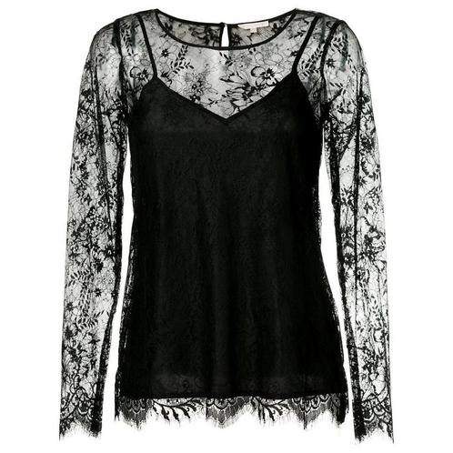 Gold Hawk • zwarte kanten top • XS, Kleding | Dames, Tops, Zwart, Nieuw, Maat 34 (XS) of kleiner, Verzenden