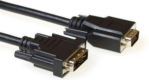 Intronics Verloop kabel DVI-A male - VGA male Zwart 2m Nieuw, Audio, Tv en Foto, Audiokabels en Televisiekabels, Refurbished, Ophalen of Verzenden