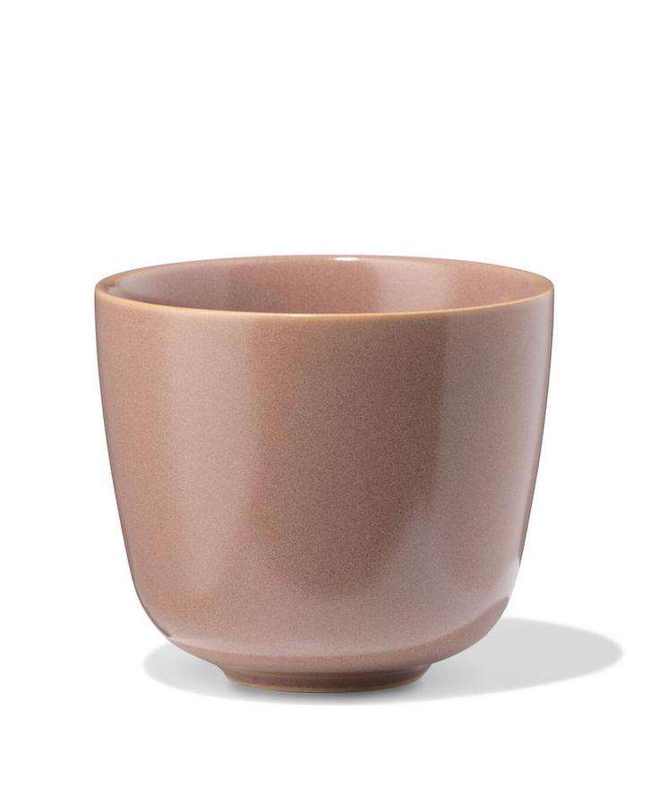 HEMA Cappuccinomok 325ml PUUR reactief glazuur taupe, Huis en Inrichting, Keuken | Servies, Nieuw, Verzenden