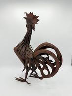 sculptuur, Gallo in ferro battuto - 40 cm - Metaal