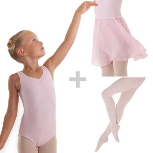 Alista Balletkleding Set 2 | Roze Balletpakje + Balletrokje, Sport en Fitness, Ballet, Verzenden