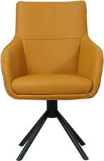 Leren eetkamerstoel Duo - Draaibaar - Automatisch terug naar, Huis en Inrichting, Stoelen, Overige kleuren, Nieuw, Leer, Ophalen of Verzenden