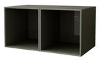 Benvenuto Design Bex Open Kubus 2 Stuks Hoogglans Grijs, Huis en Inrichting, Kasten | Wandmeubels, Ophalen of Verzenden, Nieuw