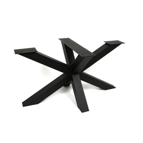 Premium model stalen zwarte Matrix poot 10x10cm koker, Huis en Inrichting, Tafelonderdelen, Tafelpoot, Nieuw, Metaal, Ophalen of Verzenden