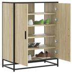 vidaXL Schoenenkast 75x38x97,5 cm bewerkt hout en metaal, Verzenden, Nieuw