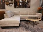 Hoekbank beige taupe | voorraad ACTIE!, Verzenden, Nieuw, Hout, Modern, hotelchique, industrieel
