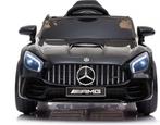 Elektrische kinderauto - Mercedes GTR AMG - 2x25W - zwart, Kinderen en Baby's, Speelgoed | Buiten | Accuvoertuigen, Ophalen of Verzenden