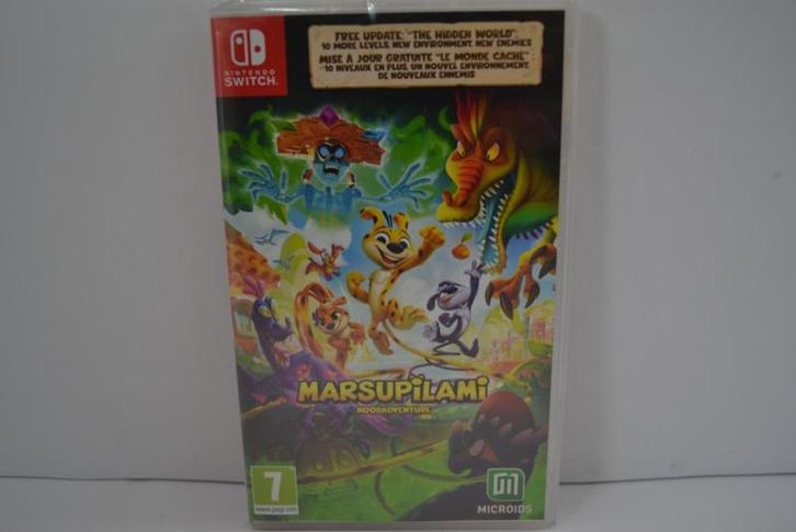 Marsupilami - Hoobadventure - SEALED (SWITCH EUR), Spelcomputers en Games, Games | Nintendo Switch, Zo goed als nieuw, Verzenden