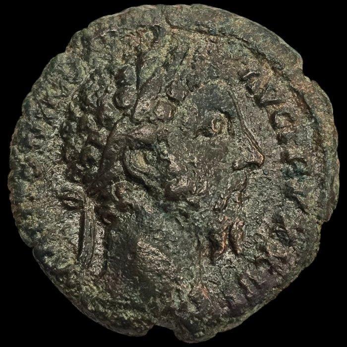 Romeinse Rijk. Marcus Aurelius (AD 161-180). As Roma, AD 172, Postzegels en Munten, Munten | Europa | Niet-Euromunten