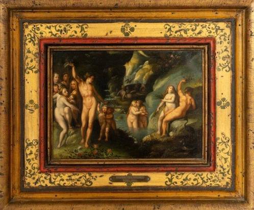 Daniel Vertangen (1598-1681), Toegeschreven aan - Escena, Antiek en Kunst, Kunst | Schilderijen | Klassiek