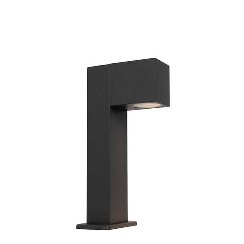 Industriële staande buitenlamp donkergrijs 30 cm IP44 -, Tuin en Terras, Buitenverlichting, Nieuw, Minder dan 50 watt