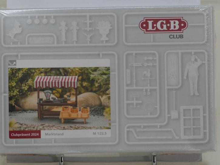 LGB / POLA Clubpräsent 2024 Marktstand (Gebouwen Standaard), Hobby en Vrije tijd, Modelbouw | Figuren en Diorama's, Nieuw, Ophalen of Verzenden