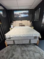 Boxspring Yakamoz – Teddy Taupe met Opbergruimte en Ver..., Huis en Inrichting, Ophalen, Nieuw