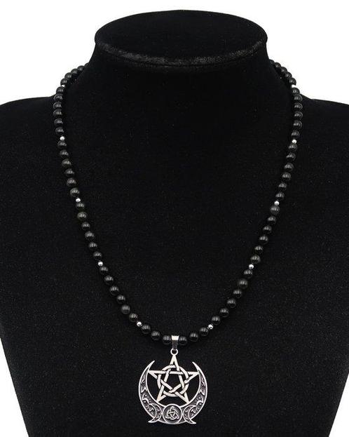 Obsidiaan - Magisch schild tegen het kwaad - Pentagram,, Antiek en Kunst, Antiek | Boeken en Bijbels