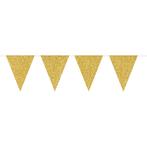 Vlaggenlijn Goud Glitter 6m, Hobby en Vrije tijd, Verzenden, Nieuw