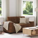 vidaXL Loveseat 120 cm kunstleer bruin, Huis en Inrichting, Banken | Bankstellen, Verzenden, Nieuw, Leer