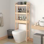 vidaXL Toiletrek 63x26x171 cm massief grenenhout, Verzenden, Nieuw, Bruin