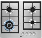 €399 AEG HGB64301UM Roestvrijstaal Ingebouwd 60 cm Gaskook, Witgoed en Apparatuur, Kookplaten, Ophalen of Verzenden, Nieuw