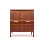 Vintage secretaire Erling Torvits voor Klim Møbelfabrik, Huis en Inrichting, Kasten | Secretaires, Ophalen of Verzenden, Gebruikt