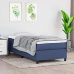vidaXL Boxspring bed 80x200 cm stof blauw, Huis en Inrichting, Slaapkamer | Bedden, Eenpersoons, Nieuw, 80 cm, 200 cm