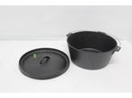Grill Guru - Large Dutch Oven - Gietijzeren pan met deksel, Verzenden, Zo goed als nieuw
