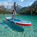 Stand-up paddleboard, 2in1 opblaasbaar, complete set - rood/, Watersport en Boten, Verzenden, Nieuw