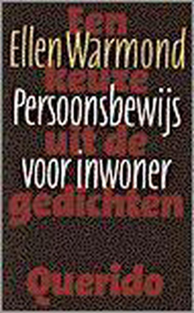 Persoonsbewijs voor inwoner 9789021487670 E. Warmond, Boeken, Gedichten en Poëzie, Gelezen, Verzenden