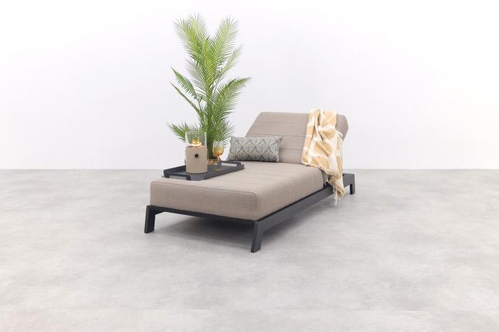 Mexico ligbed - Sunbrella - Taupe, Tuin en Terras, Ligbedden, Nieuw, Overige materialen, Verzenden