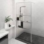 vidaXL Inloopdouchewand met schap 80x195 cm ESG-glas, Verzenden, Nieuw