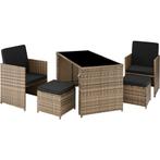 Wicker zitgroep Palermo 2+2+1 - natuur, Tuin en Terras, Verzenden, Nieuw