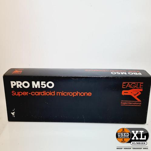 Eagle Pro M50 Super Cardioid Electret Condenser Microphon..., Muziek en Instrumenten, Microfoons, Zo goed als nieuw, Ophalen of Verzenden