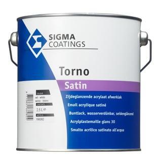 SIGMA Torno Satin - Zijdeglanslak RAL 9016 - 1 liter, Doe-het-zelf en Verbouw, Verf, Beits en Lak, Lak, Overige kleuren, Nieuw