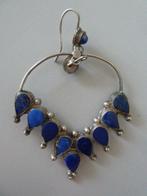 Lapis lazuli - Zilver - Oorbellen - Afghanistan, Antiek en Kunst