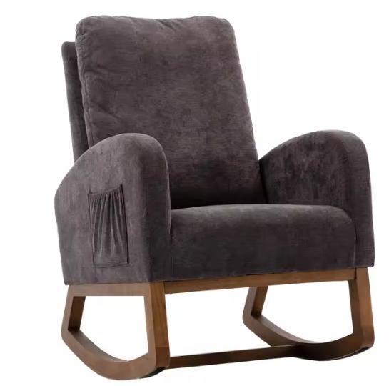 Moderne Schommelstoel met Hoge Rug – Comfort & Design, Huis en Inrichting, Bureaustoelen, Nieuw, Verzenden