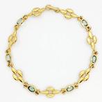 Armband - 18 karaat Geel goud - 3.00ct. tw. Aquamarijn, Nieuw