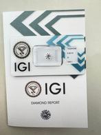 1 pcs Diamant (Natuurlijk) - 0.90 ct - Rond - D (kleurloos), Nieuw