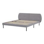 Gestoffeerd bed Porvoo met bedbodem 160x200 cm grijs [en.cas, Huis en Inrichting, Slaapkamer | Bedden, Verzenden, Nieuw
