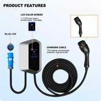 Bar2Charge Wallbox Laadpaal 7,4kW – 1-Fase Type 2 – 5m, Auto diversen, Laadpalen, Verzenden, Nieuw