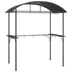 Barbecuepaviljoen met zijplanken 220x115x230 cm staal ant..., Verzenden, Nieuw