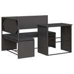 Luxe Rattan Tuinset: Hoekbank + Tafel | Tweedekansje, Tuin en Terras, Tuinsets en Loungesets, Kunststof, 3 zitplaatsen, Nieuw