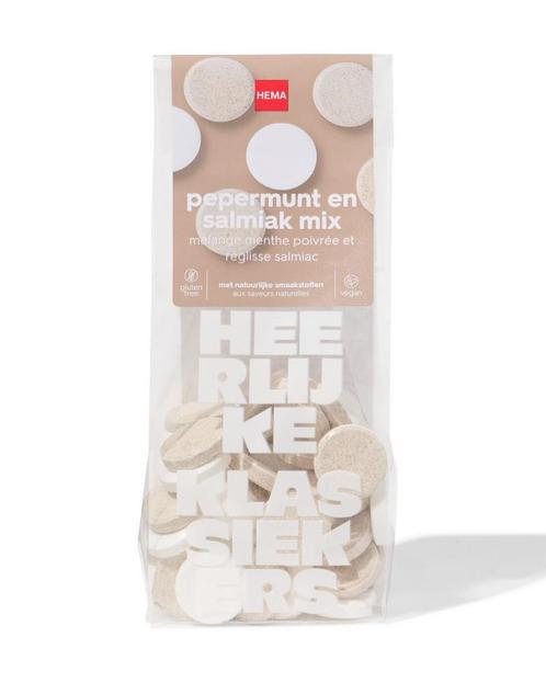 HEMA Pepermunt en salmiak mix 130g, Diversen, Levensmiddelen, Verzenden