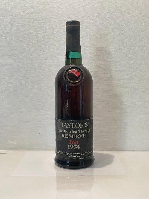 1974 Taylor’s - Late Bottled Vintage Port - Gebotteld in, Verzamelen, Wijnen