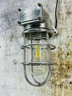 Scheepslamp - Glas, Aluminium, Antiek en Kunst