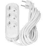 Bachmann Smart 3x230V Kabel Met Stekker Wit 3M (Europese, Doe-het-zelf en Verbouw, Elektra en Kabels, Verzenden, Nieuw, Overige typen