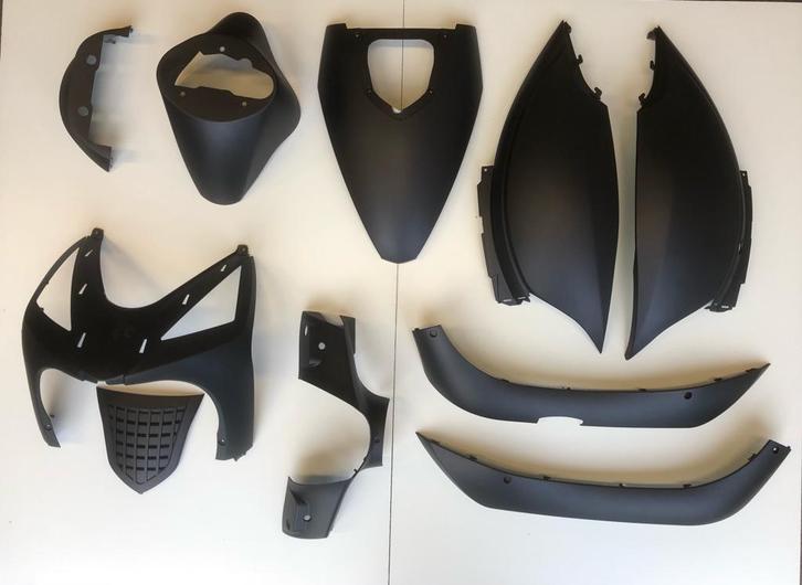 Kappenset Mat Zwart RSO Arrow/ SP50/ Streetline/ city/, Fietsen en Brommers, Brommeronderdelen | Scooters, Nieuw, Overige merken