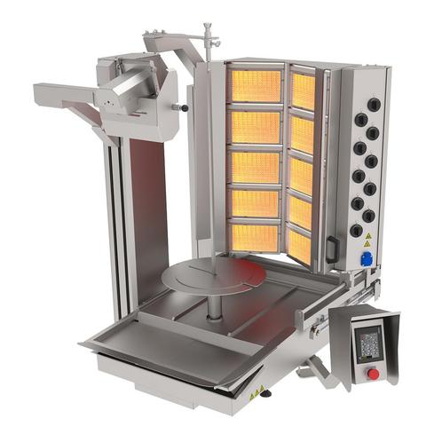 GGM Gastro | Gas kebabrobot - 10 branders - V-vorm - max. |, Zakelijke goederen, Horeca | Overige, Verzenden
