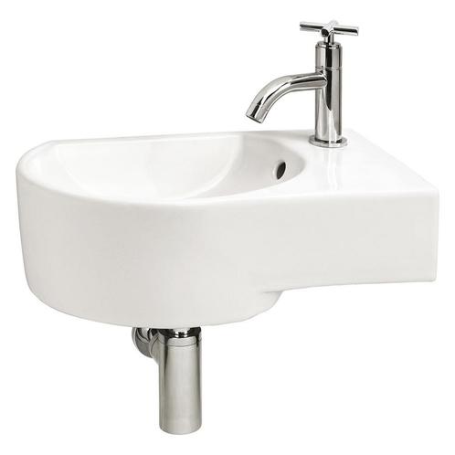 Fonteinset Differnz Appollo Rechts 14x27x41 cm Keramiek Wit, Doe-het-zelf en Verbouw, Sanitair, Overige typen, Nieuw, Chroom, Ophalen of Verzenden