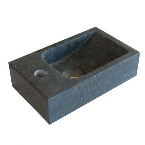 Hardstenen fontein Mini met kraangat links 18x30x8 cm, Doe-het-zelf en Verbouw, Sanitair, Overige typen, Nieuw, Ophalen of Verzenden