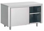 Werktafel met schuifdeuren| RVS | 700 serie HorecaTraders, Verzenden, Nieuw in verpakking